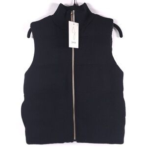 NWT JOIE Puffer Full Zip‎ Vest SOFT VISCOSE Blend Size SMALL & MEDIUM